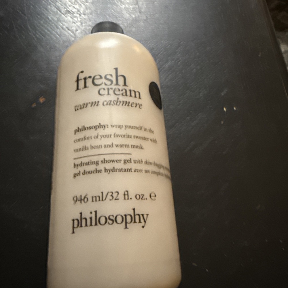 Philosophy Fresh Cream Warm Cashmere Hydrating Shower Gel 32 Oz new